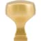 Jeffrey Alexander 1-1/8" Overall Length Brushed Gold Square Audrey Cabinet Knob 278BG - alternate 5